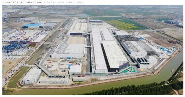 传特斯拉暂停扩建上海工厂 打算限制中国产量